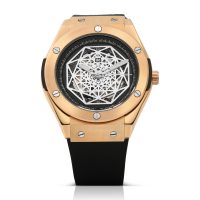 BUGOLINI® INVICTUS - Mechanical Automatic Watch For Men - Dark Gold - Image 5