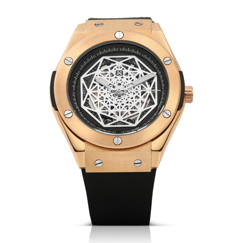 BUGOLINI® INVICTUS - Mechanical Automatic Watch For Men - Dark Gold - Image 5
