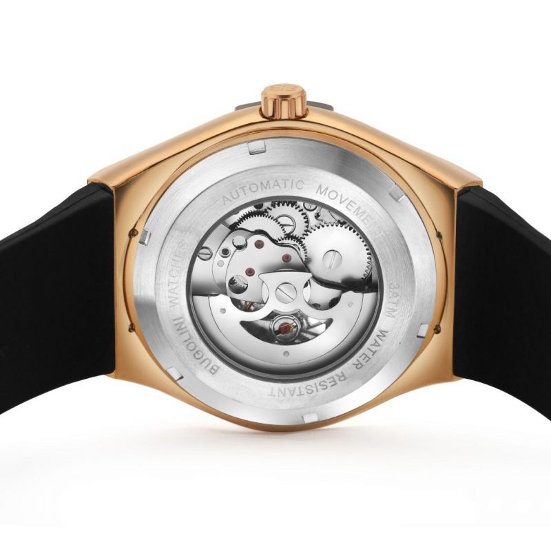 BUGOLINI® INVICTUS - Mechanical Automatic Watch For Men - Dark Gold - Image 6