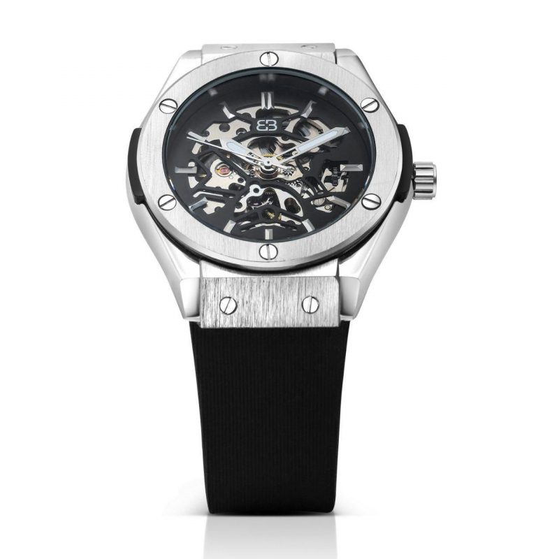BUGOLINI® - Imperium Steel Silver - Mechanical Automatic Watch For Men - Image 8