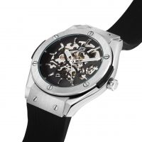 BUGOLINI® - Imperium Steel Silver - Mechanical Automatic Watch For Men - Image 2