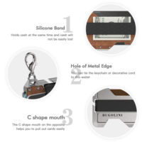 BUGOLINI CORIUM-X - Aviation Wallet With RFID + Bottle Opener - Credit Card Case - Brown - Image 3