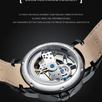 BUGOLINI® Orbis Steel - Automatic Mechanical Watch for Men - Black - Image 8