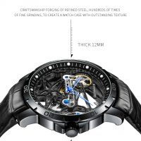 BUGOLINI® Orbis Steel - Automatic Mechanical Watch for Men - Black - Image 5