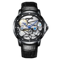 BUGOLINI® Orbis Steel - Automatic Mechanical Watch for Men - Black