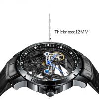 BUGOLINI® Orbis Steel - Automatic Mechanical Watch for Men - Black - Image 15