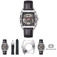 BUGOLINI® OMNIA - Mechanical Miyota 8N24 - Automatic Watch for Men - BlackSilver - Image 2