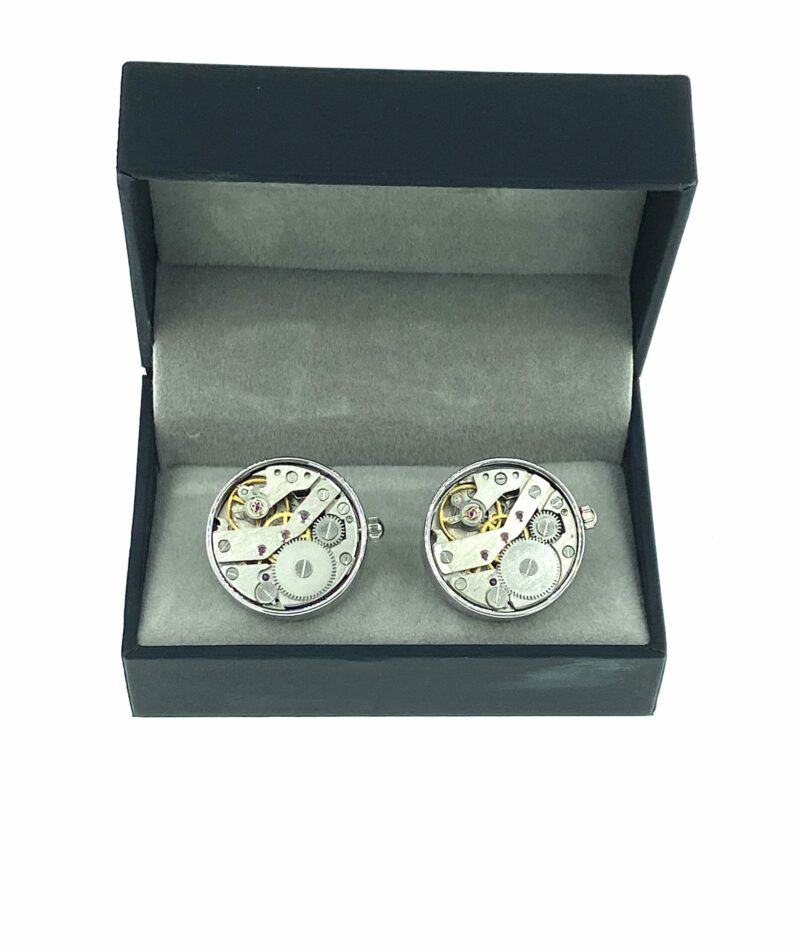 BUGOLINI MANCHET - Mechanical Cufflinks with rotating parts - Designer Cufflinks for any Suit - Image 7