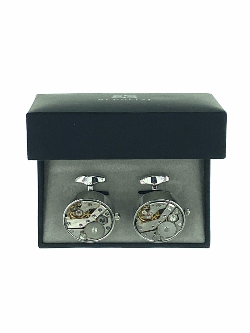 BUGOLINI MANCHET - Mechanical Cufflinks with rotating parts - Designer Cufflinks for any Suit - Image 8