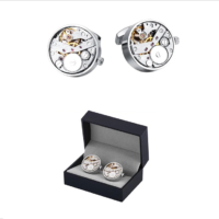 BUGOLINI MANCHET - Mechanical Cufflinks with rotating parts - Designer Cufflinks for any Suit - Image 9