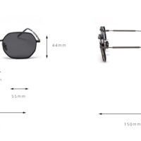 BUGOLINI® MILES - Designer Sunglasses for men - Polarized - UV400 - Black - Eyes Visible - Image 3
