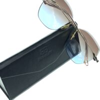 BUGOLINI® Solis - Designer Sunglasses for Women - Polarized - UV400 - Black / Blue - Eyes Visible - Image 6