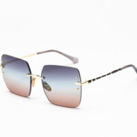 Bugolini® Olivia - Designer Sunglasses For Women - Polarized - UV400 - Eyes Visible  - BROWN/BLUE/GREEN