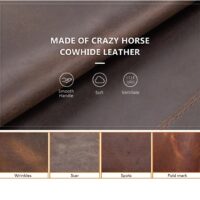 BUGOLINI® Felis - Portable Phone Holder for Men - Genuine Leather - Smartphone up to 6.7 inch - Brown - Image 4