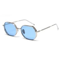 Transparent Blue Sunglasses