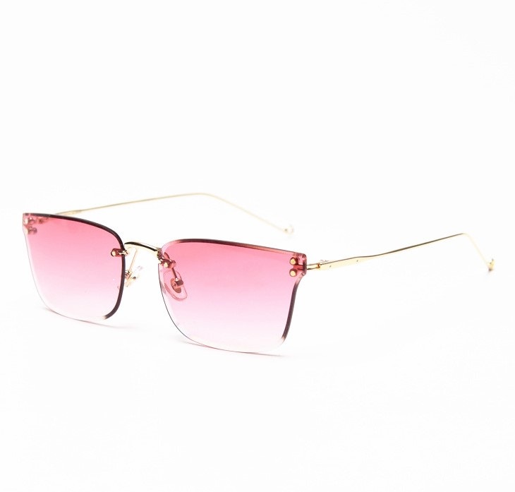 Bugolini® Nova - Designer Sunglasses For Women - Polarized - UV400 - Eyes Visible - Pink
