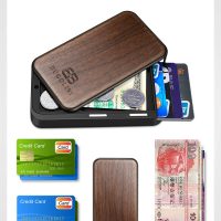 BUGOLINI VIDULUM - Card Holder - Walnut Wood + PC Case - Wallet for Men and Woman - Image 9