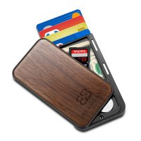 BUGOLINI VIDULUM - Card Holder - Walnut Wood + PC Case - Wallet for Men and Woman - Image 11