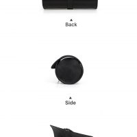 BUGOLINI ANTIQUS3 - Leather Watch Box with 3 Slots - Retro Watch Holder - Genuine Leather - Black - Image 4