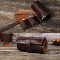 BUGOLINI ANTIQUS4 - Leather Watch Box with 6 Slots - Retro Watch Holder - Genuine Leather - Image 7