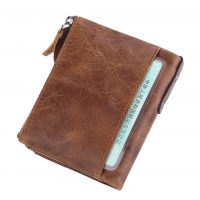 BUGOLINI VINDICI - Wallet with Genuine leather and RFID protection - Compact & Extended Double Zipper Wallet - Image 13