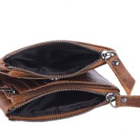 BUGOLINI VINDICI - Wallet with Genuine leather and RFID protection - Compact & Extended Double Zipper Wallet - Image 15