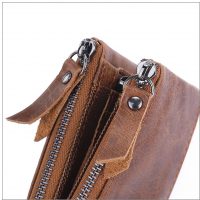 BUGOLINI VINDICI - Wallet with Genuine leather and RFID protection - Compact & Extended Double Zipper Wallet - Image 9