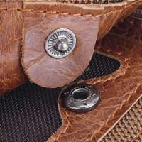 BUGOLINI VINDICI - Wallet with Genuine leather and RFID protection - Compact & Extended Double Zipper Wallet - Image 10