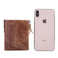 BUGOLINI VINDICI - Wallet with Genuine leather and RFID protection - Compact & Extended Double Zipper Wallet - Image 12