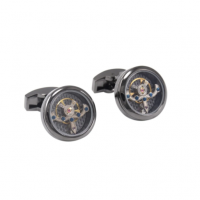 BUGOLINI CUFF V3 - Tourbillon Mechanical Cufflinks With Rotating Parts - DESIGNER CUFFLINKS Suitable For Any Suit - Image 4