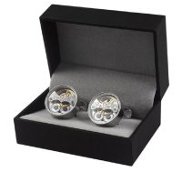 BUGOLINI CUFF V2 - Tourbillon Mechanical Cufflinks With Rotating Parts - DESIGNER CUFFLINKS - Environmentally Friendly Material - Suitable For Any Suit - Image 2