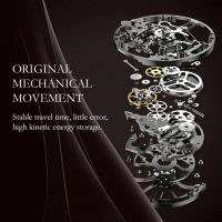 BUGOLINI Carpe Diem - Steel Automatic Watch - Double Movement - Mechanical - Luminous hands - Waterproof - Silver - Image 11
