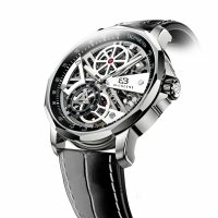 BUGOLINI Carpe Diem - Steel Automatic Watch - Double Movement - Mechanical - Luminous hands - Waterproof - Silver - Image 2
