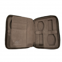 BUGOLINI Caia - Multifunctional Watch Holder - With Slots For 4 Cards And 1 Slot For Passport - Genuine Leather - Brown - Image 14