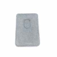 BUGOLINI Magnus - Magnetische Alcantara Pasjes Houder – Magsafe - Alcantara Italy – Grijs - Image 5