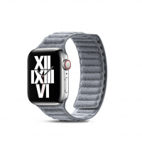 BUGOLINI Atomus – Watch Strap With Magnetic Closure Made Of Alcantara – Suitable For iWatch 42, 44 En 45MM – Light Grey