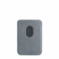 BUGOLINI Magnus - Magnetische Alcantara Pasjes Houder – Magsafe - Alcantara Italy – Grijs - Image 2