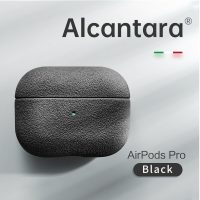 BUGOLINI Alexius - Alcantara Case Cover Suitable for Apple Airpods 3 - 9002 Alcantara Italy – Black - Image 5