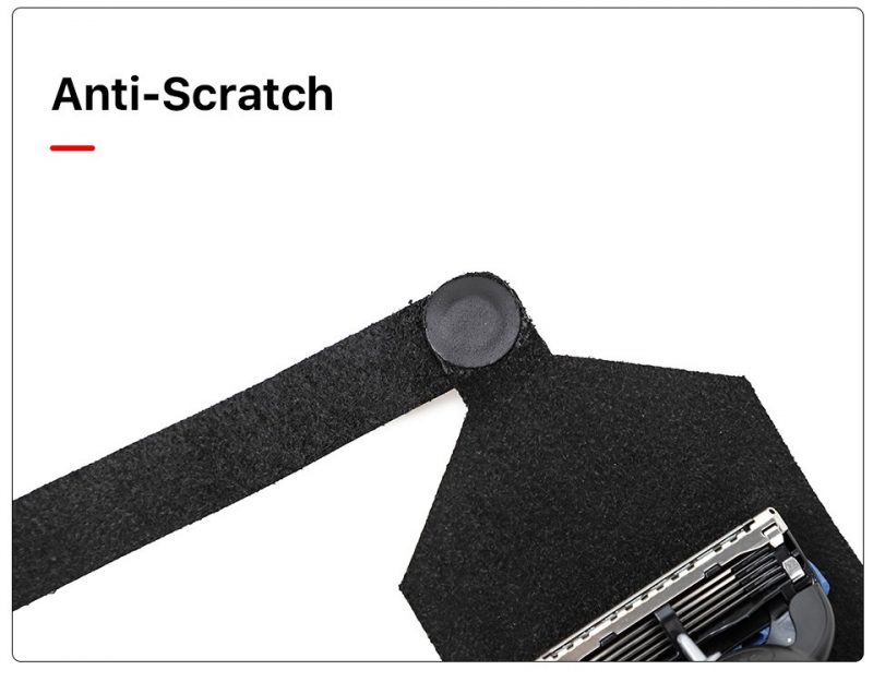 BUGOLINI Novacula - Leather Razor Holder - Retro Razor Holder - Genuine Leather - Black - Image 9