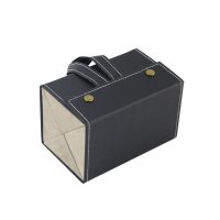 BUGOLINI Octavius3 - Glasses Holder - Pu Leather Glasses Holder with Press Studs Closure - Suitable for 4 Glasses - Image 2