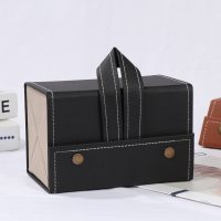 BUGOLINI Octavius3 - Glasses Holder - Pu Leather Glasses Holder with Press Studs Closure - Suitable for 4 Glasses - Image 3