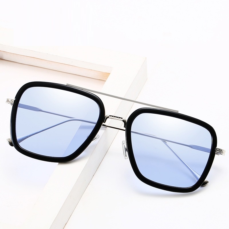 BUGOLINI® Hercules - Designer zonnebril voor heren - Gepolariseerd - UV400 - Zilverblauw - Afbeelding 5
