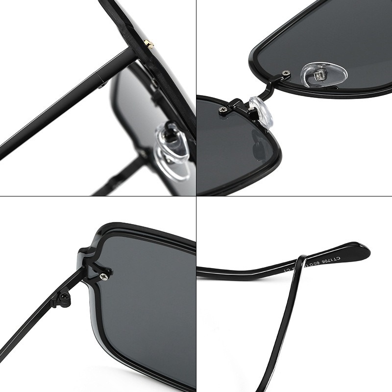 BUGOLINI® Vivia - Designer zonnebril voor dames - UV400 - Zilver / Geleidelijk paarsroze - Afbeelding 8
