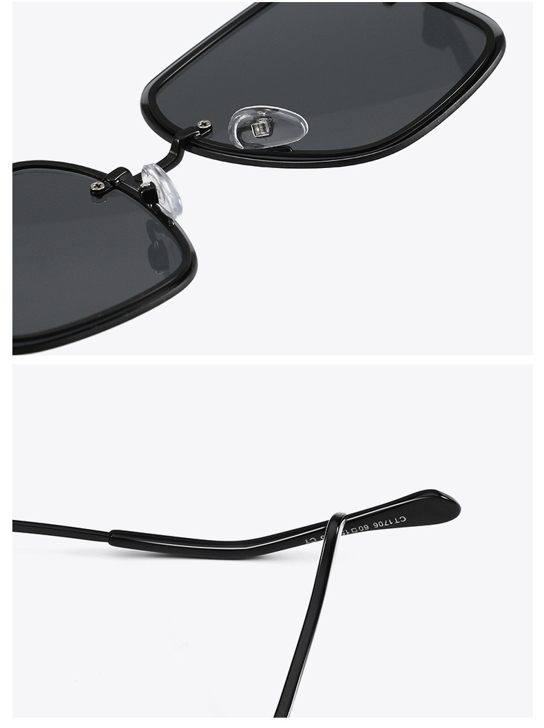 BUGOLINI® Vivia - Designer zonnebril voor dames - UV400 - Zilver / Geleidelijk paarsroze - Afbeelding 4