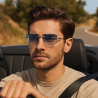 BUGOLINI® Milian - Designer Sunglasses - UV400 - Silver Light Blue - Image 7