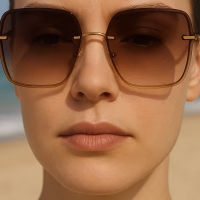BUGOLINI® Mabel – Designer Sunglasses For Women – UV400 – Gold / Light Coffee - Image 9
