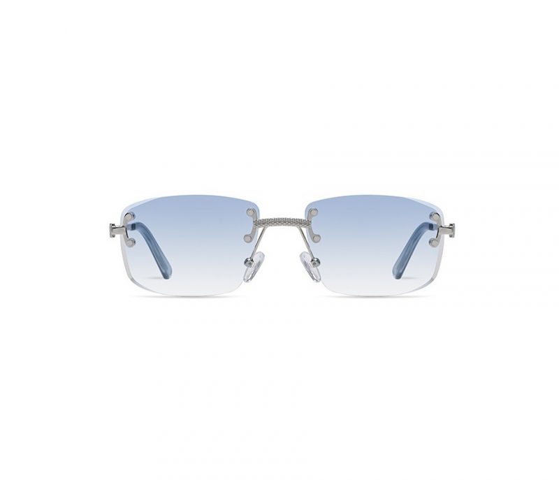 BUGOLINI® Milian - Designer Sunglasses - Polarized - UV400 - Silver Light Blue - Image 2