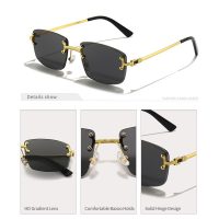 BUGOLINI® Markuss - Designer Sunglasses - Polarized - UV400 - Gold Green Yellow - Image 7