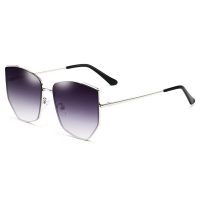 BUGOLINI® Precilla – Designer Sunglasses For Women – UV400 – Silvery / Gradual Purple Pink