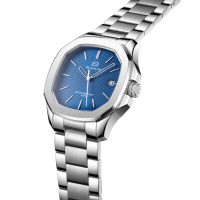 BUGOLINI Classe - Steel Watch - MIYOTA Quartz Movement - Waterproof - Shortenable Steel Strap - Silver / Blue - Image 2